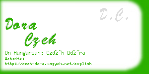 dora czeh business card